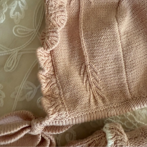 Max Studio Kids Pink/ Peach Knit Set NEW - Picture 10 of 14